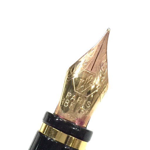 ウォーターマン ペン先 18K-750 万年筆 字幅 EF カートリッジ・コンバーター両用式 付属品あり 文房具 WATERMAN_画像3