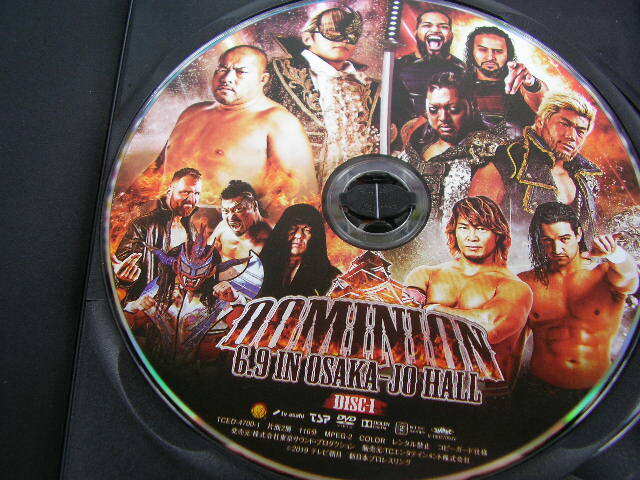 ☆DVD 2枚組 DOMINION 2019.6.9 in OSAKA-JO HALL 新日本プロレス 盤状態良品_画像4
