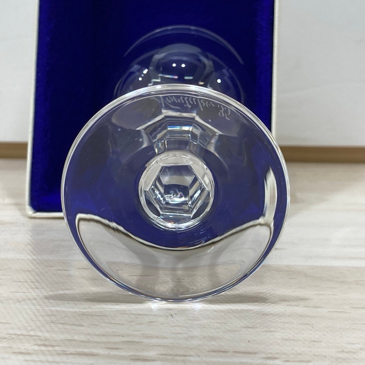 未使用 Noritake35 ノリタケ35 クリスタルガラス シャンパングラス ワイングラス 5客セット[E0720]_画像5