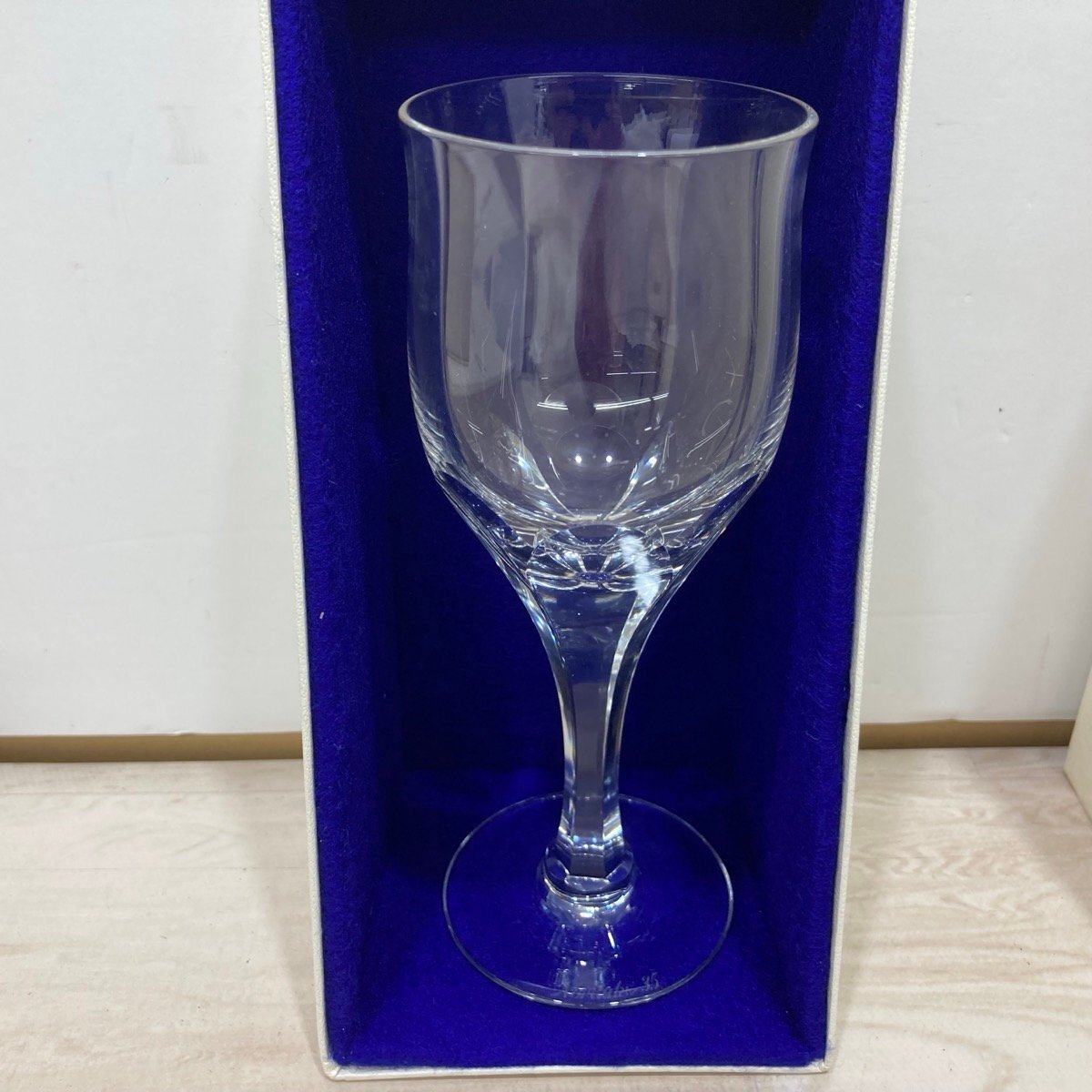 未使用 Noritake35 ノリタケ35 クリスタルガラス シャンパングラス ワイングラス 5客セット[E0720]_画像3