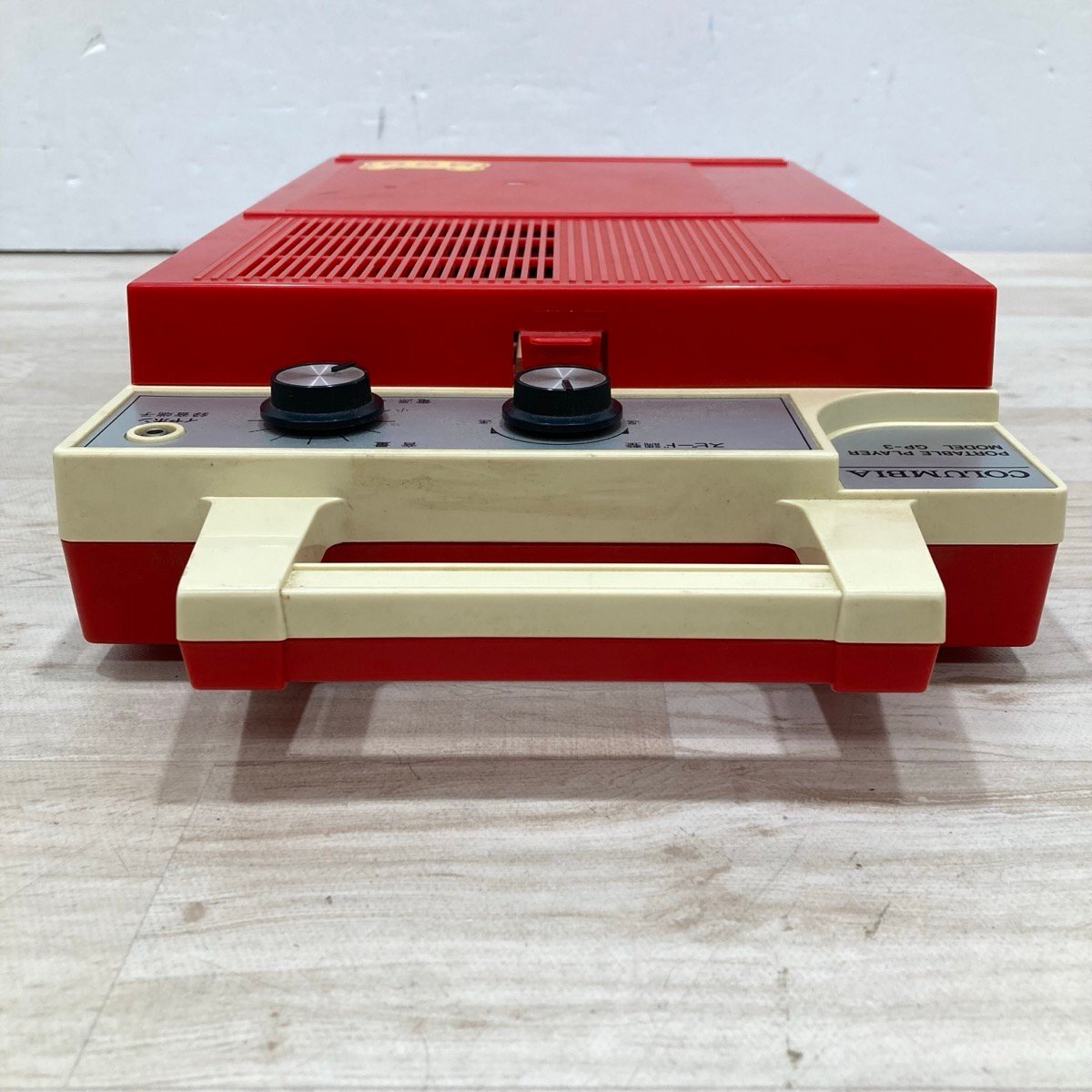 COLLUMBIA コロンビア レコードプレーヤー GP-3[D9410]_画像4