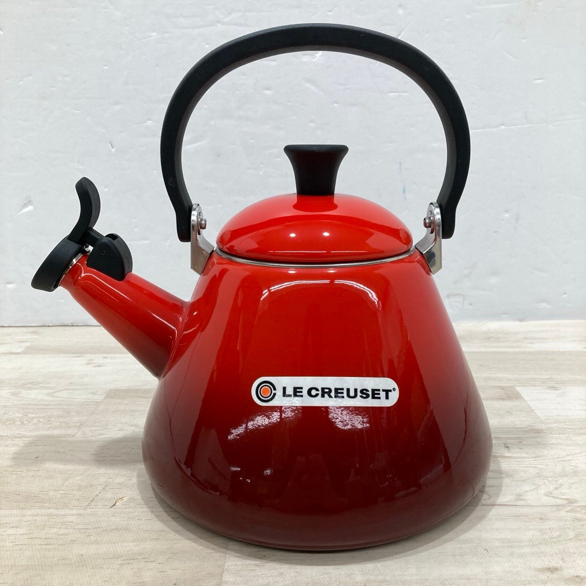 LE CREUSETru Crew ze1.1L чайник ... красный [D9517]