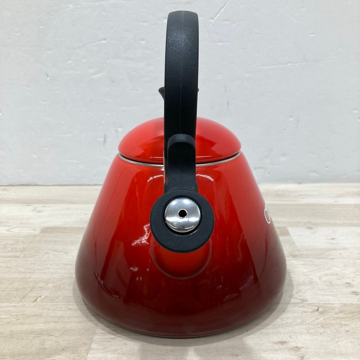 LE CREUSETru Crew ze1.1L чайник ... красный [D9517]