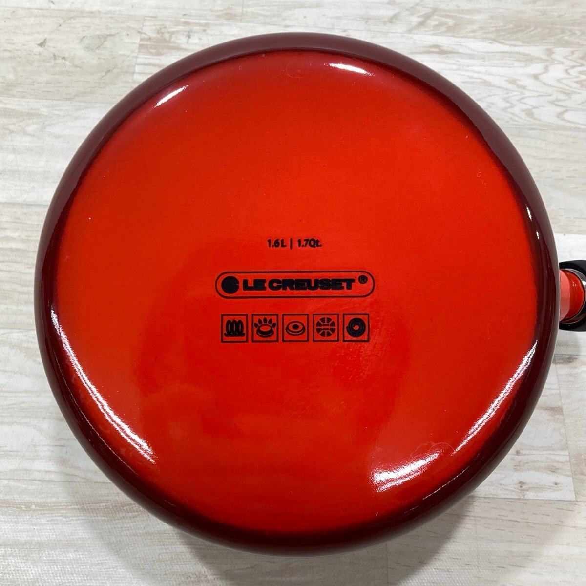 LE CREUSETru Crew ze1.1L чайник ... красный [D9517]