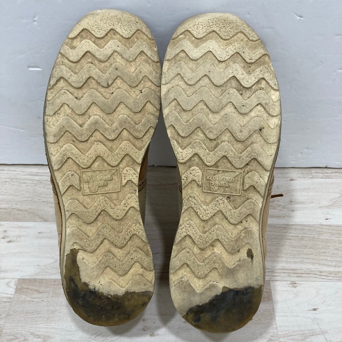 ジャンク品 RED WING SHOES レッドウイング スエードアイリッシュセッタープレーントゥ 8167 Size;:26.5[D9867]_画像8