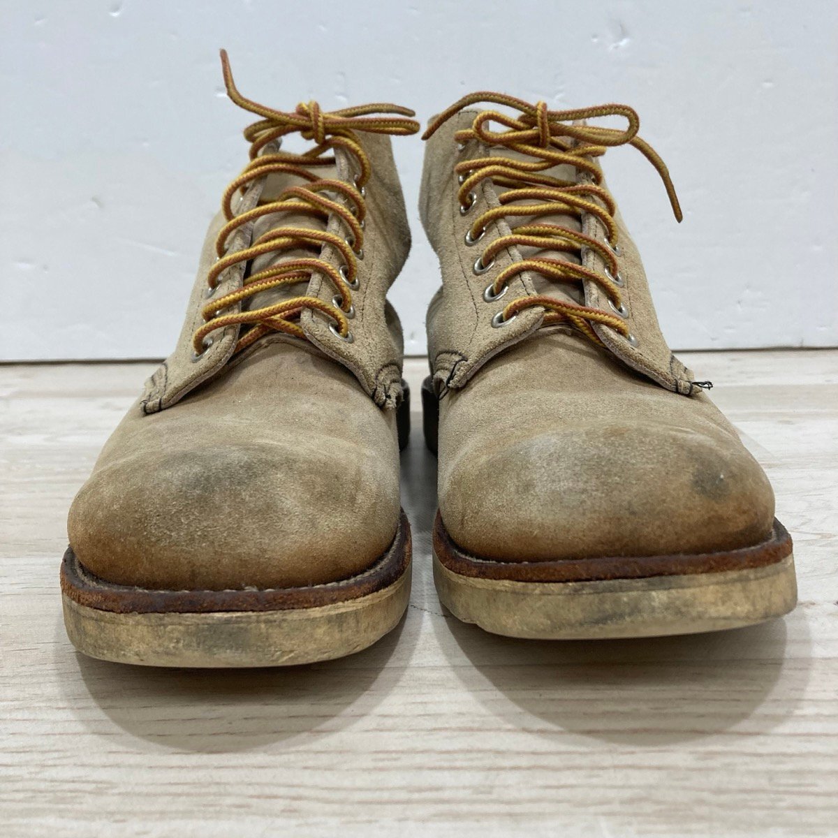 ジャンク品 RED WING SHOES レッドウイング スエードアイリッシュセッタープレーントゥ 8167 Size;:26.5[D9867]_画像2