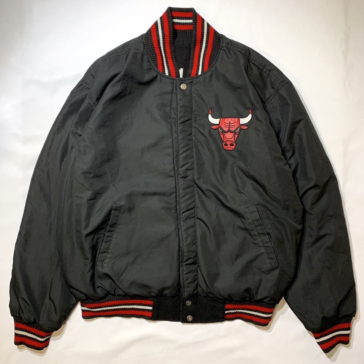 シカゴ ブルズ リバーシブルジャケット 美品(訳あり) XL NBA Chicago Bulls Jeff Hamilton製 ジェフハミルトン ジョーダン Michael Jordan_画像7