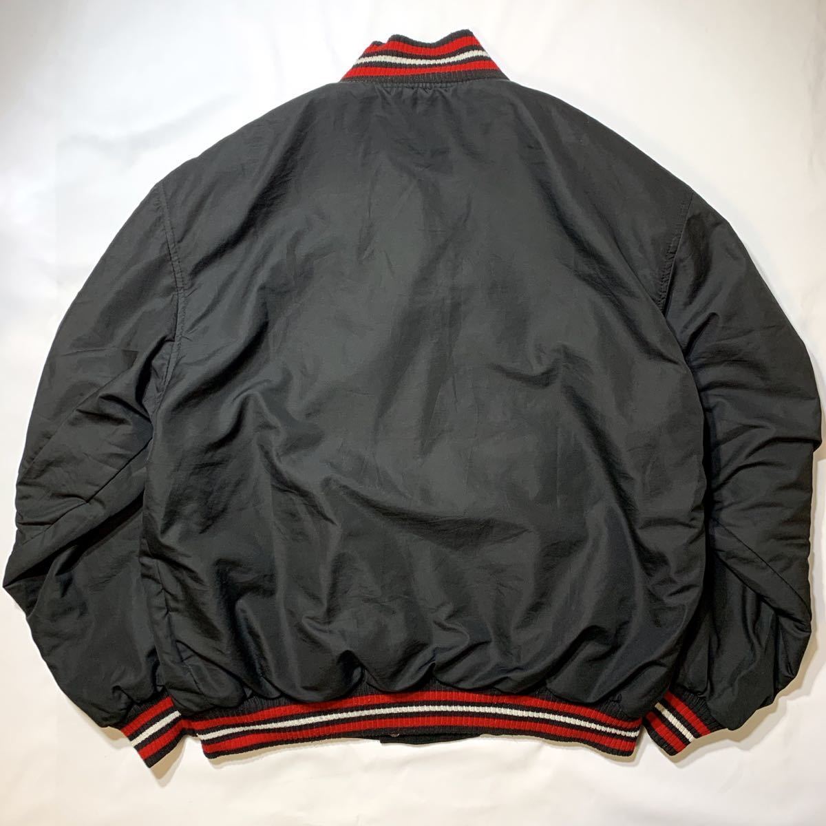 シカゴ ブルズ リバーシブルジャケット 美品(訳あり) XL NBA Chicago Bulls Jeff Hamilton製 ジェフハミルトン ジョーダン Michael Jordan_画像6