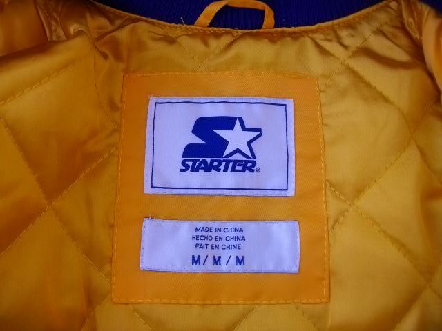 ロサンゼルス レイカーズ 黄色ジャンパー 新品未使用？ M NBA Los Angeles Lakers スターター STARTER製_画像6
