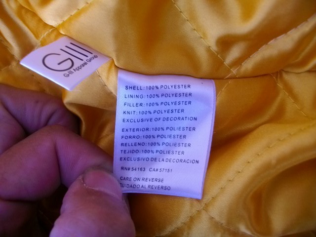 ロサンゼルス レイカーズ 黄色ジャンパー 新品未使用？ M NBA Los Angeles Lakers スターター STARTER製_画像9