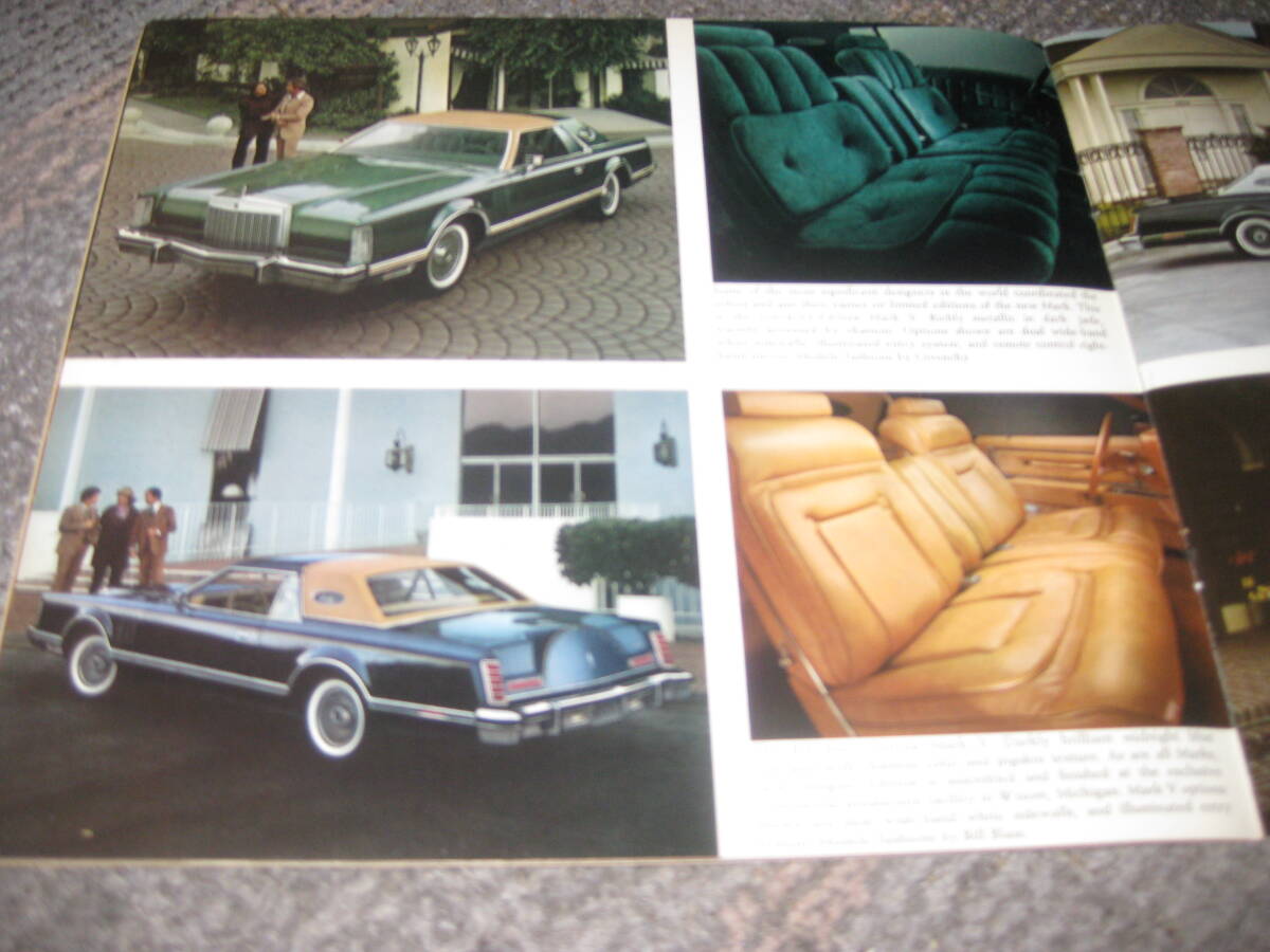 77年 リンカーン 英語 カタログ _画像4