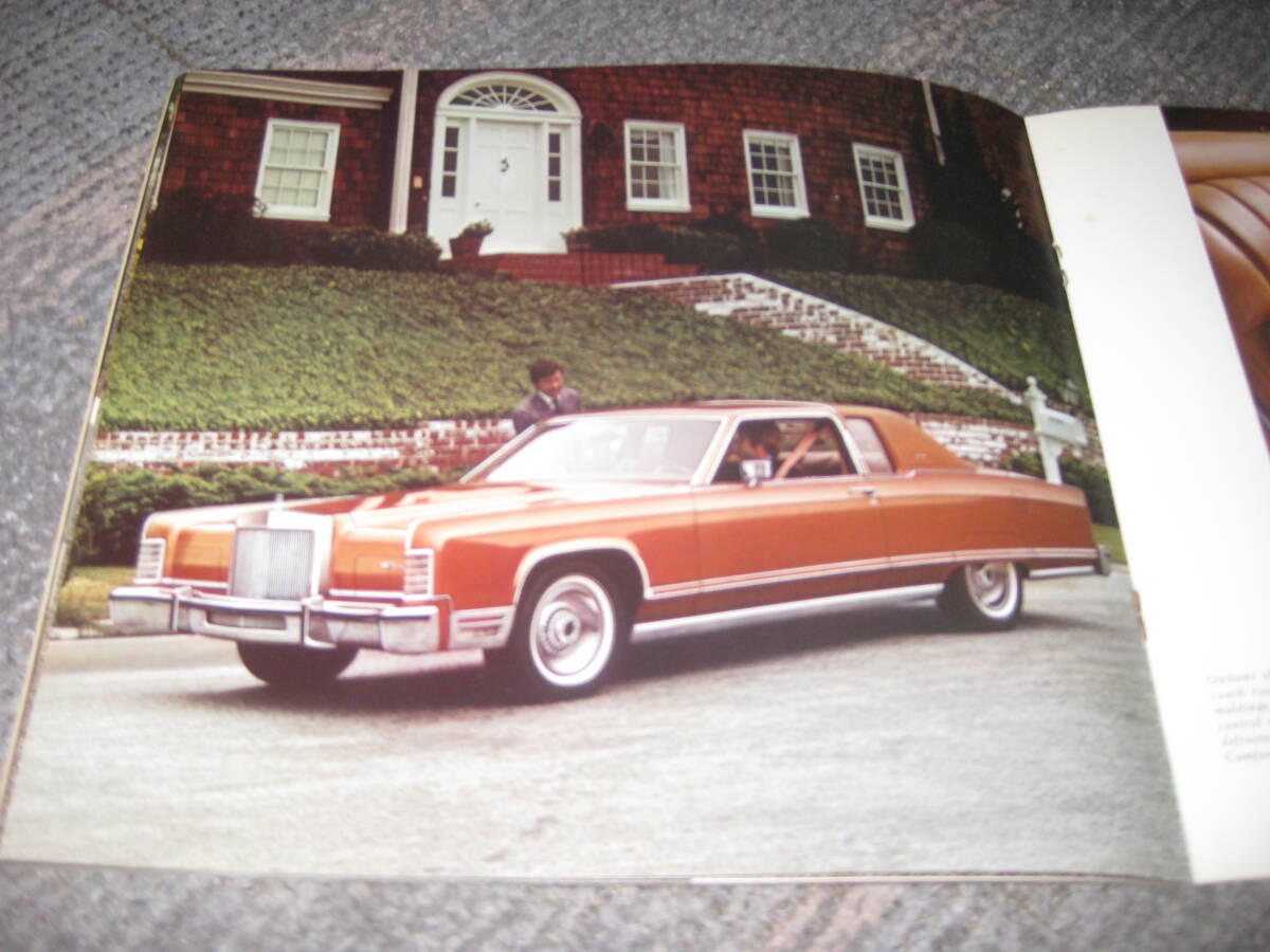 77年 リンカーン 英語 カタログ _画像5