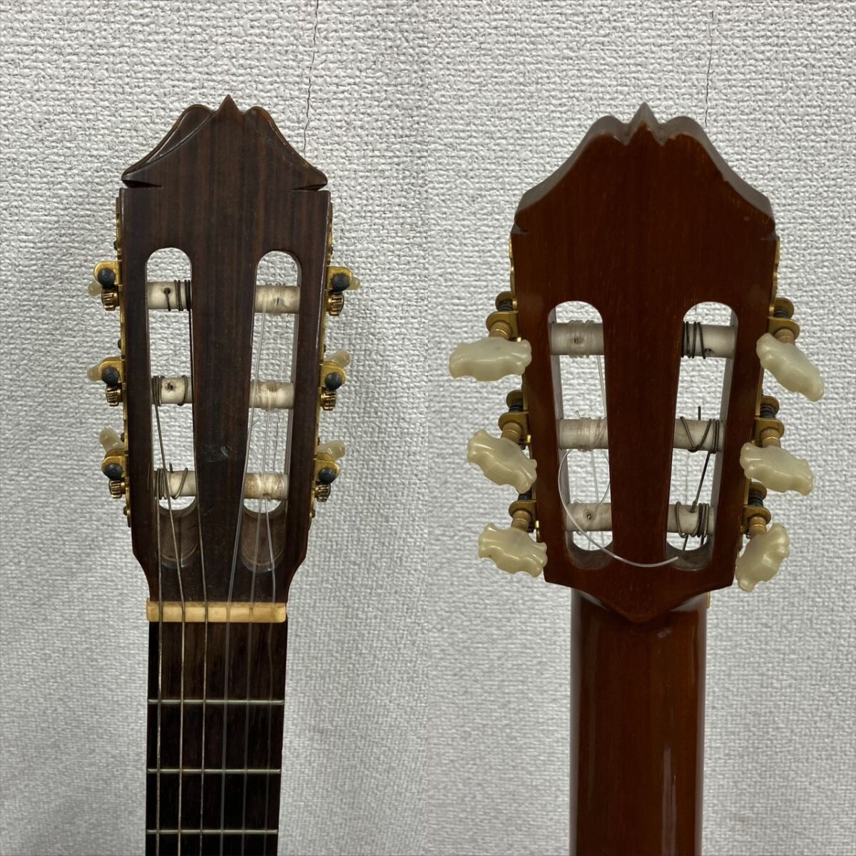 X008-F7-752 Aria Concert Guitar C-30 アリア クラシックギター 木製 小林和一作 日本製 FF_画像6