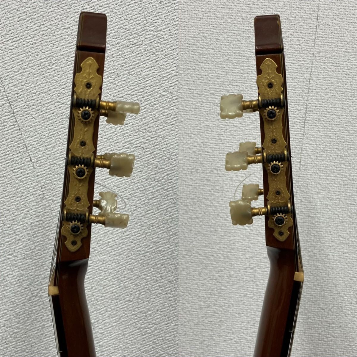 X008-F7-752 Aria Concert Guitar C-30 アリア クラシックギター 木製 小林和一作 日本製 FF_画像7
