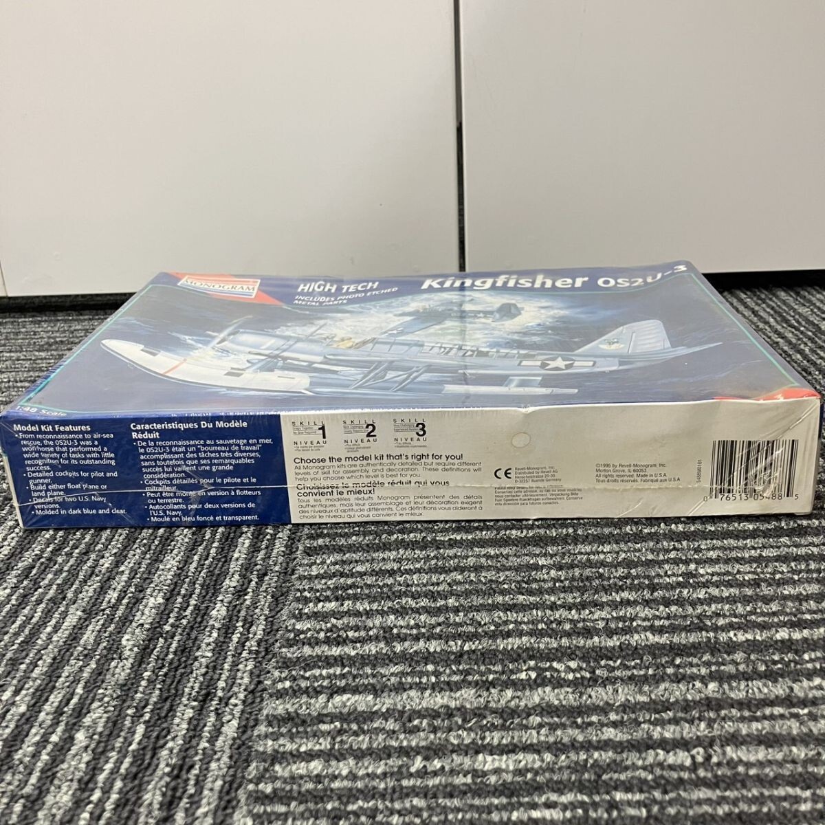 X310-F3-876 【未開封】MONOGRAM モノグラム キングフィッシャー OS2U-3 プラモデル HIGH TECH 1/48スケール 玩具 FA_画像4