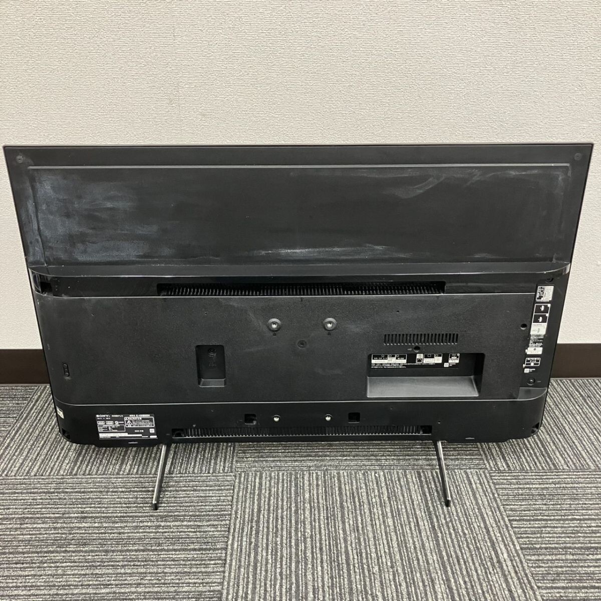 W028-F3-809▲ 【引取推奨】 SONY ソニー KJ-43X8000H 2020年製 43インチ 4K液晶テレビ 通電確認済み ケーブル リモコン付き FF_画像7