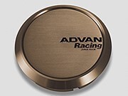 【納期要確認】ADVAN Racing センターキャップ FLAT アンバーブロンズメタリック 直径:63ミリ 4個セット_画像1