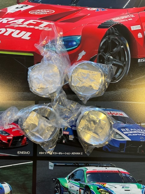 【納期要確認】ADVAN Racing センターキャップ FULL FLAT キャンデーレッド 直径:63ミリ 4個セット_画像4