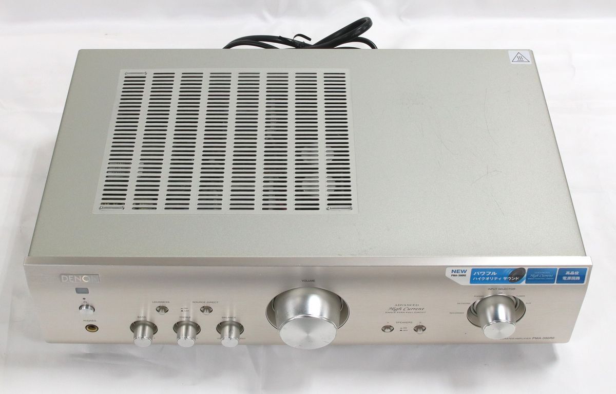 【店頭併売・中古】DENON プリメインアンプ PMA-390RE ※中古保証6ヵ月_画像4
