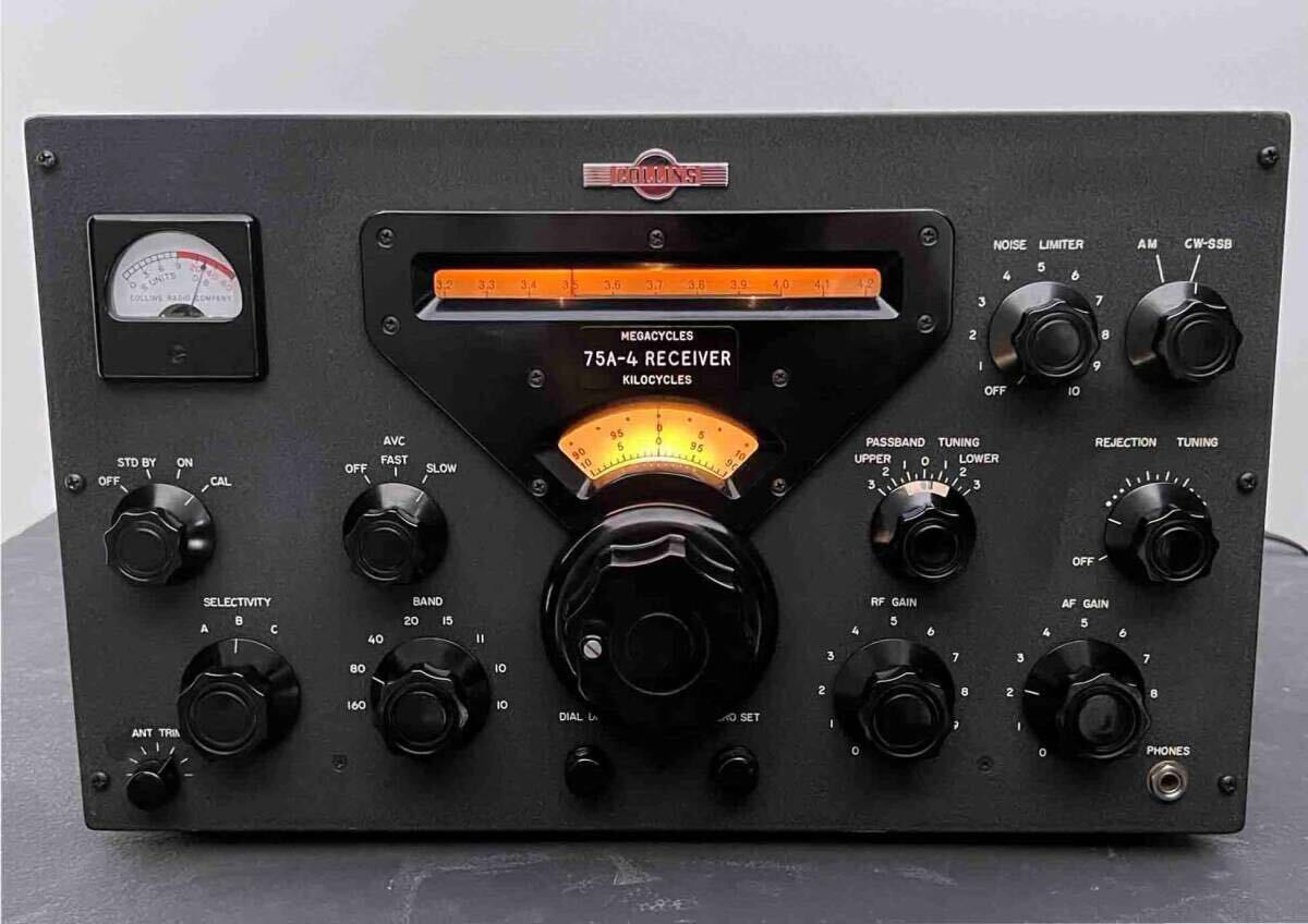 *Collins 75A-4 приемник Collins механический фильтр полностью оборудован SSB(3.1k) CW(0.5K) AM(6K) рабочий товар текущее состояние!!