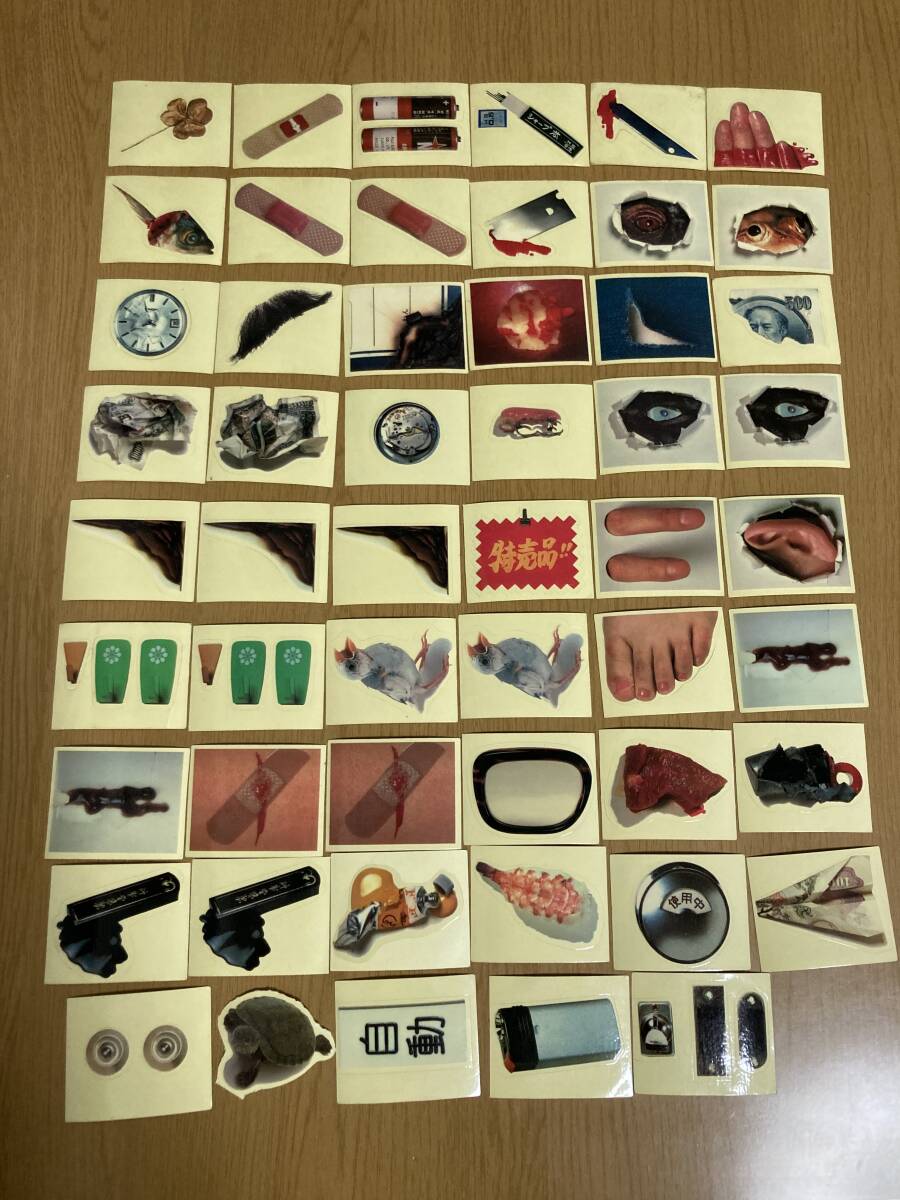 昭和 ビックリシール53枚 はりはり仮面シール36枚 おまけ森永ボーシール2枚_画像1