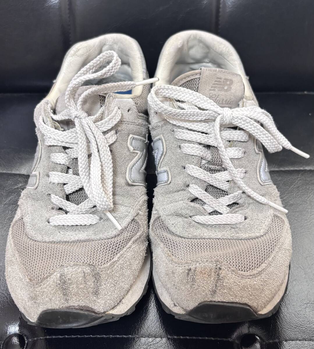 NEW BALANCE ニューバランス ML574VG US8 26cm グレー　07/2015 中古　ワンオーナー_画像1