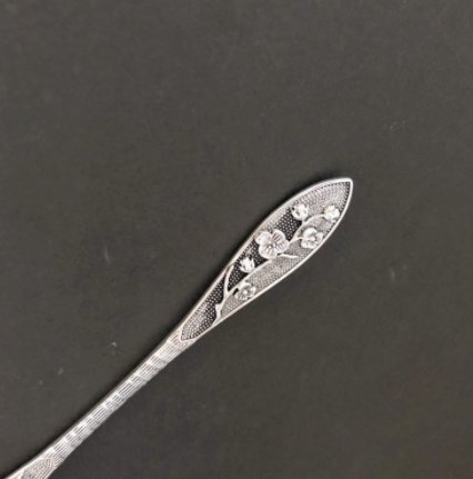 梅枝古銀かんざし後頭部丸子髪皿髪両面かんざし髪飾り_画像5