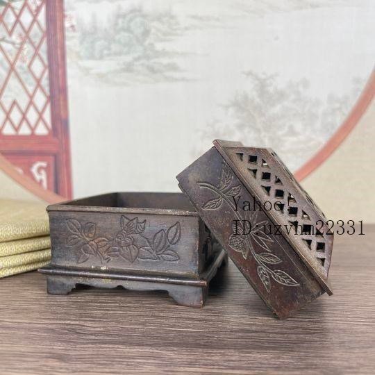 四季如意正字紋寿字篆三層の香炉 現代工芸品美術品 置物_画像4