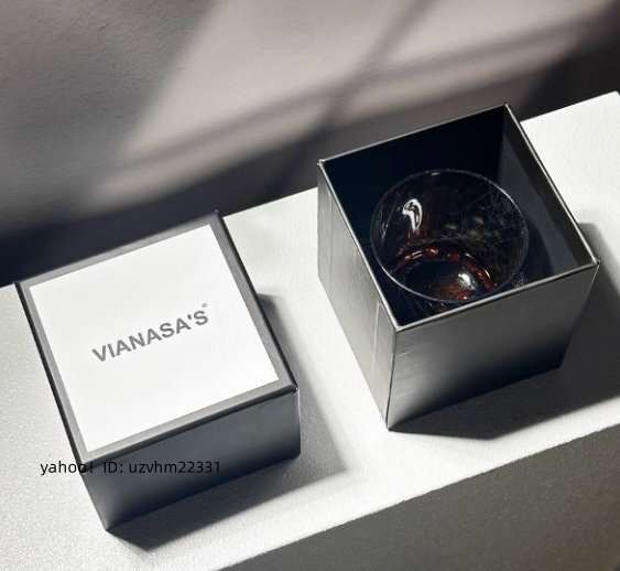 美品 ロックグラス ガラス 切子 グラス クリスタル ウィスキーグラス 極美品 絶賛 クリスタルガラス 箱付き ギフト_画像5