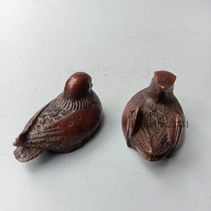 鴛鴦 祥瑞福祉 招財納福 茶寵 鎮尺 机上置物 工芸品 美術品_画像3