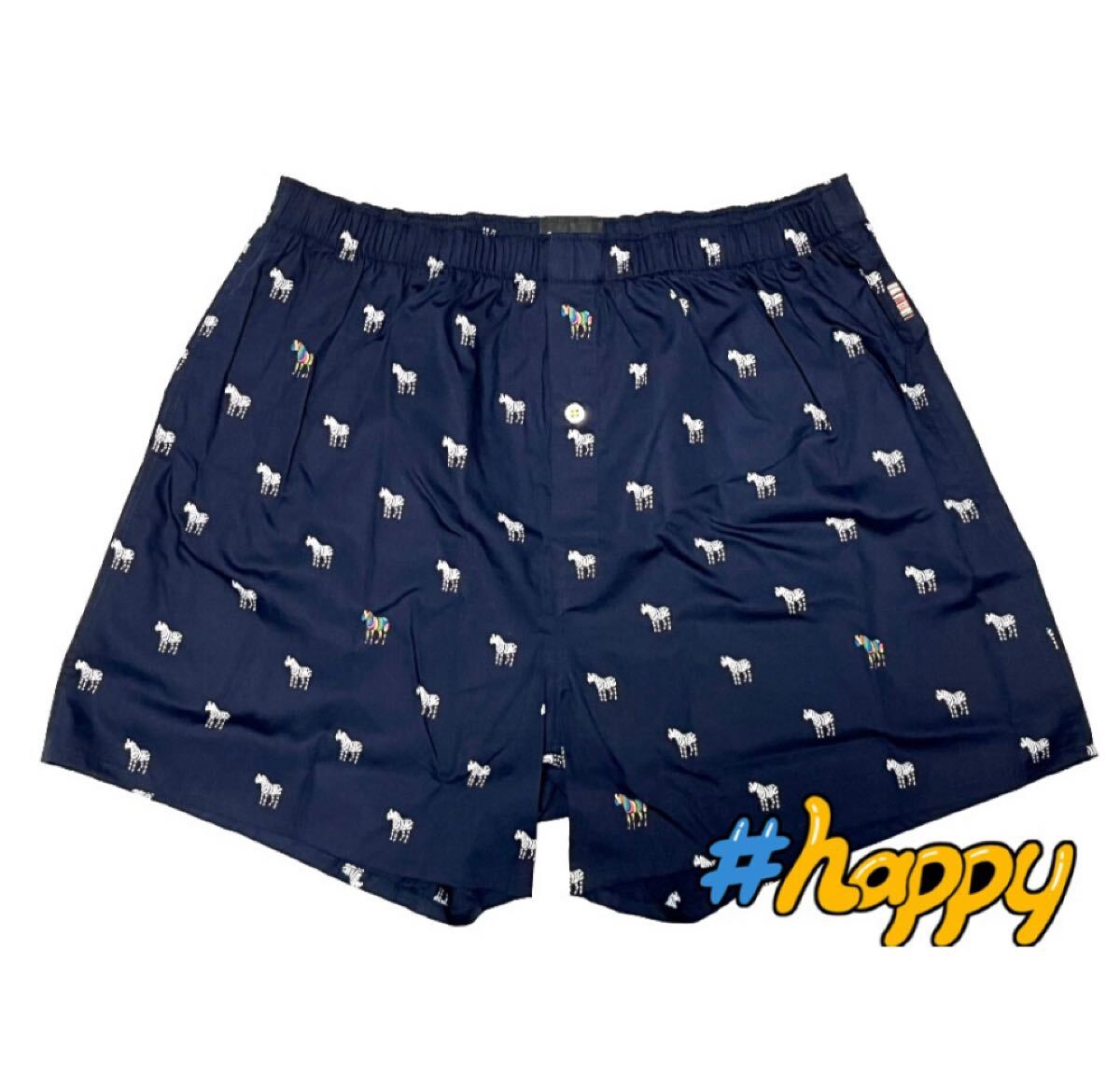 新品★ポールスミス★Mサイズ★ボクサー★トランクス★ネイビー★2560★ゼブラ柄_画像2