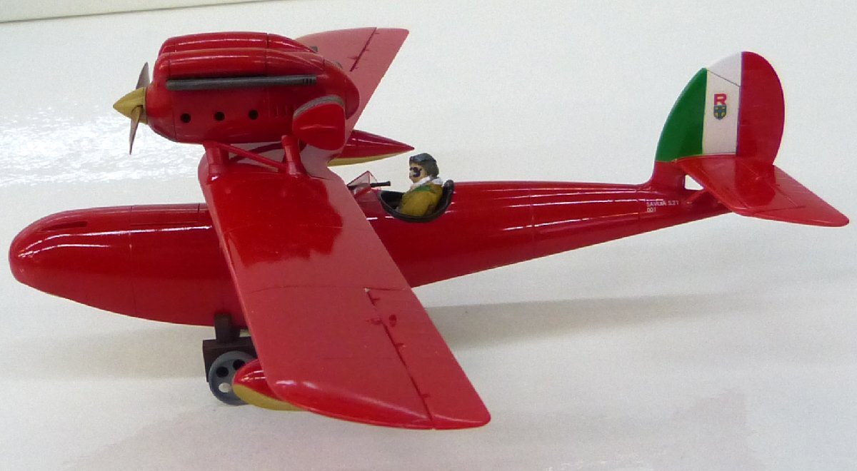 ☆完成品 プラモデル ファインモールド 紅の豚 SAVOIA S.21 1/48 サボイア S.21 試作戦闘飛行機 USED品☆_画像4