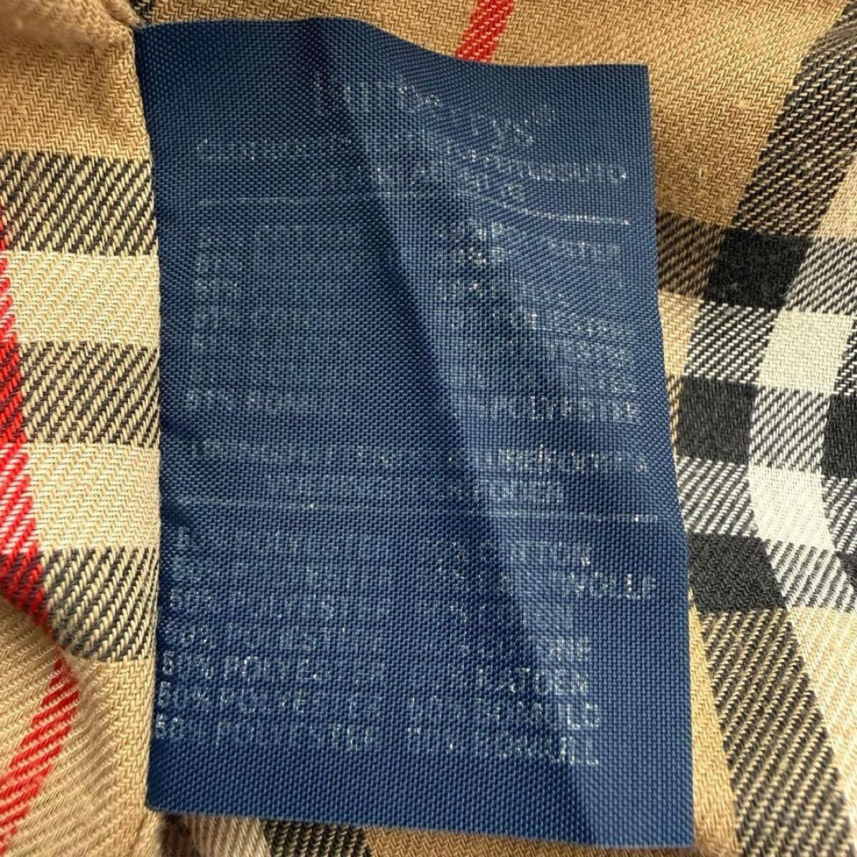 美品●バーバリー BURBERRY ステンカラーコート ノバチェック バルマカーンコート ベージュ ハニーベージュ メンズ ビジネス 三陽商会_画像8