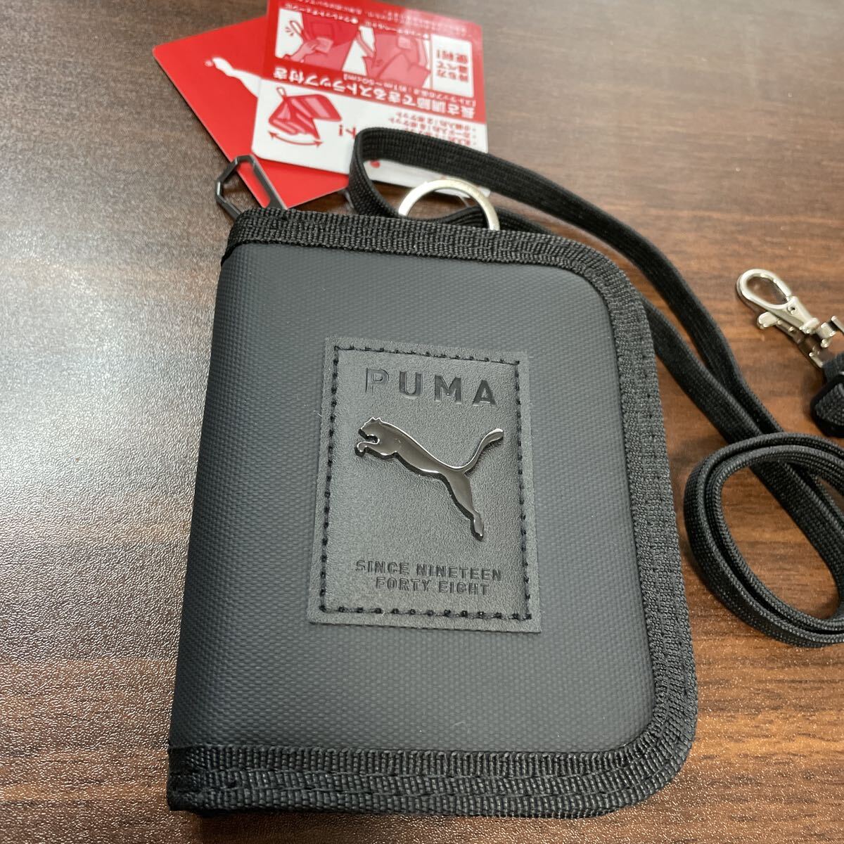 クツワ PUMA プーマ ラージコインポケットウォレット ブラック 財布 小銭入れ PM380BK_画像5