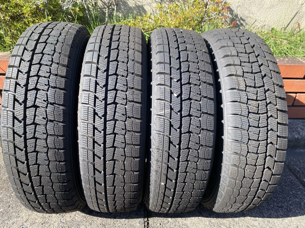 兵庫発　高年式　バルブ新品　バリ山　アルミタイヤセット 155/65R14_画像7
