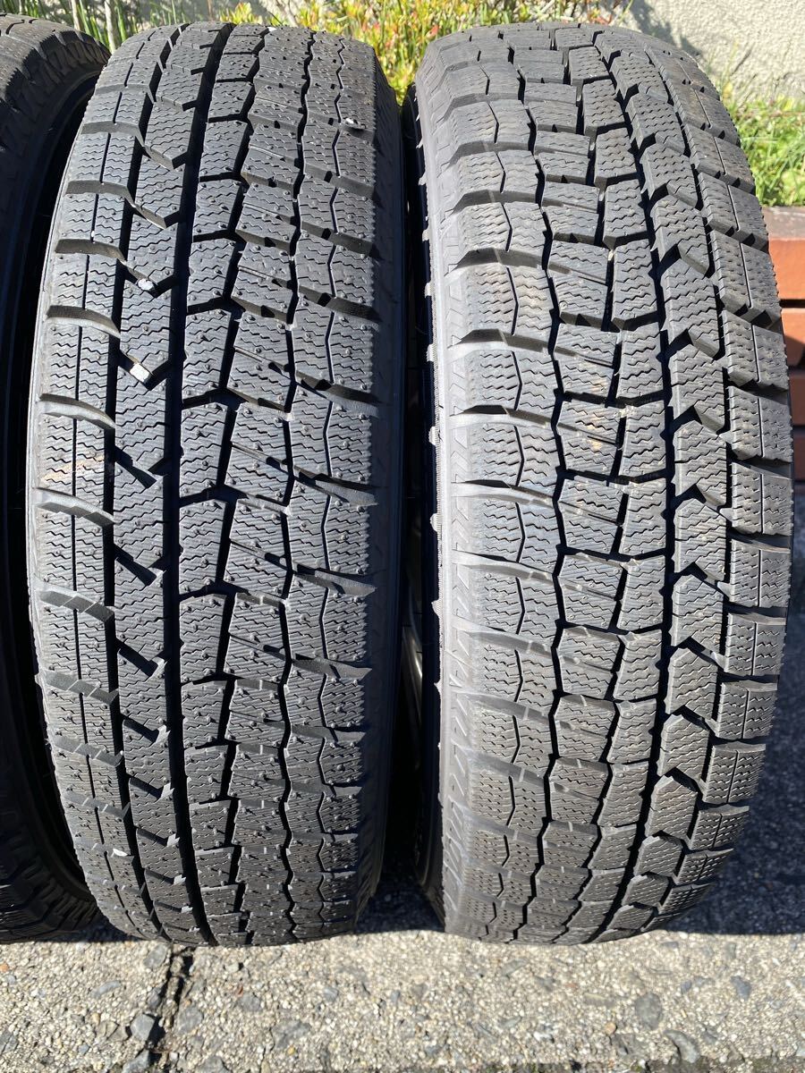 兵庫発　高年式　バルブ新品　バリ山　アルミタイヤセット 155/65R14_画像9