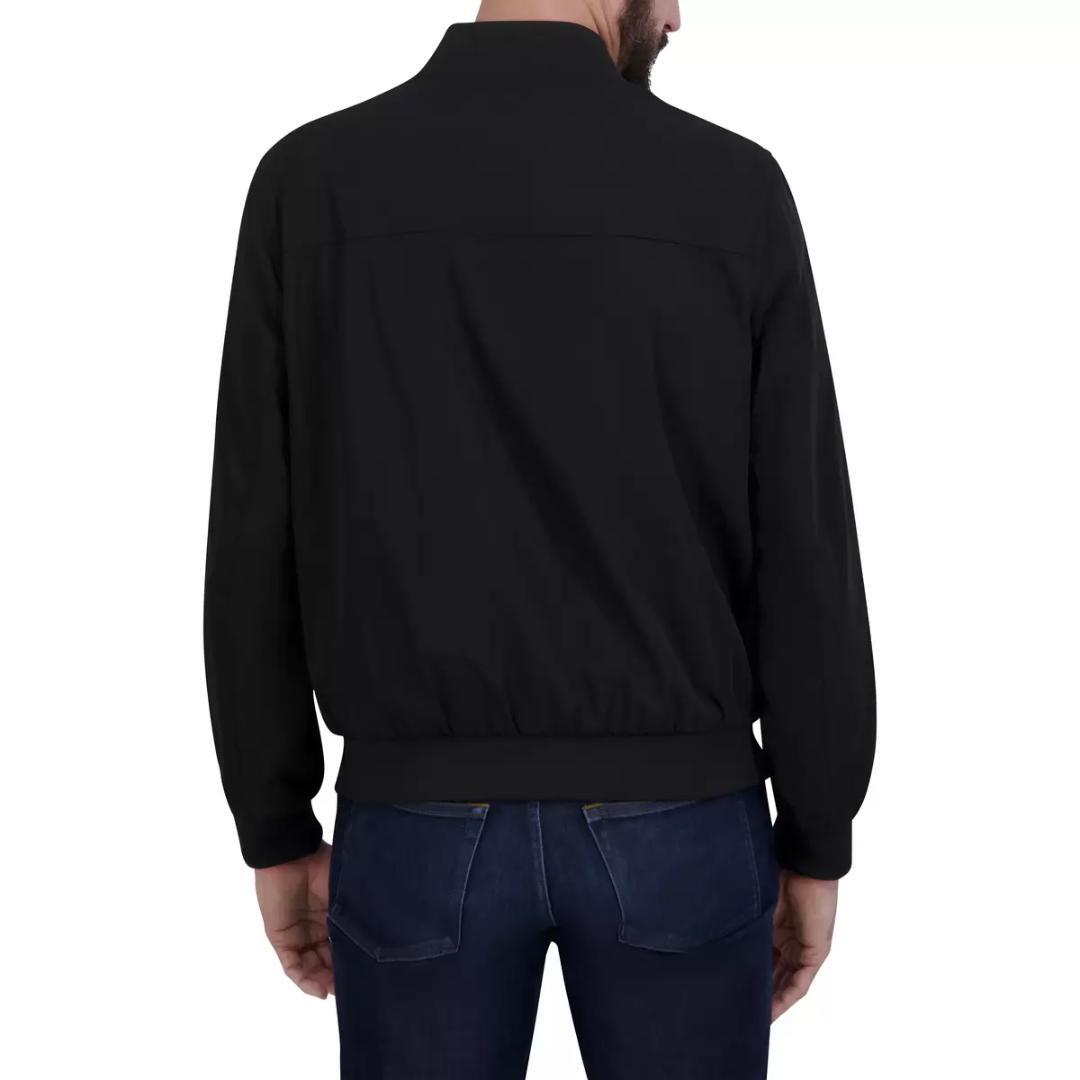 91）カルバンクライン メンズ フライトジャケット ブラック L_画像6