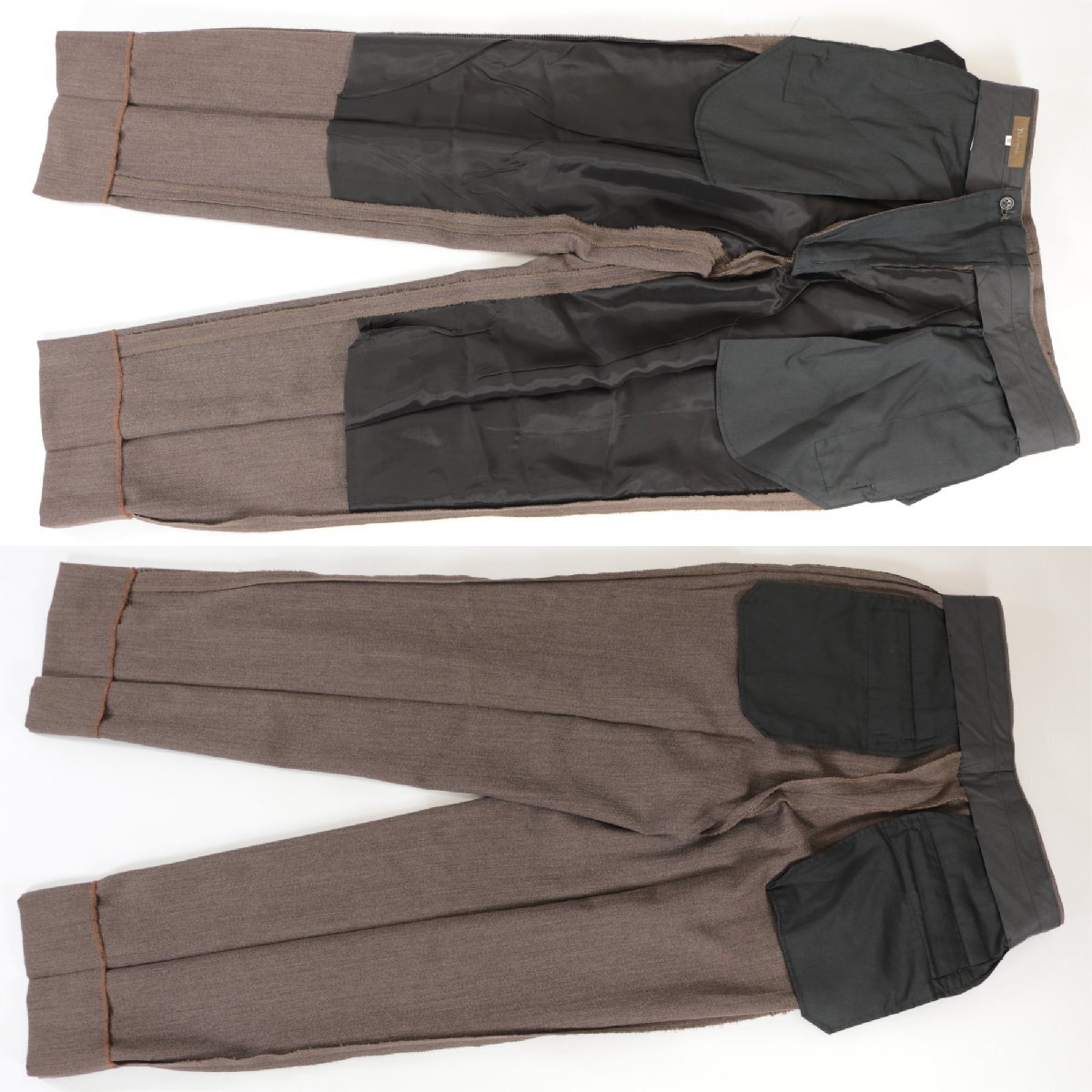 【4点】Y’s ワイズ スーツ スリーピース ジャケット ベスト スラックス サイズM メンズ 服 Yohji Yamamoto ヨウジヤマモト メンズ 0063-TF_画像7