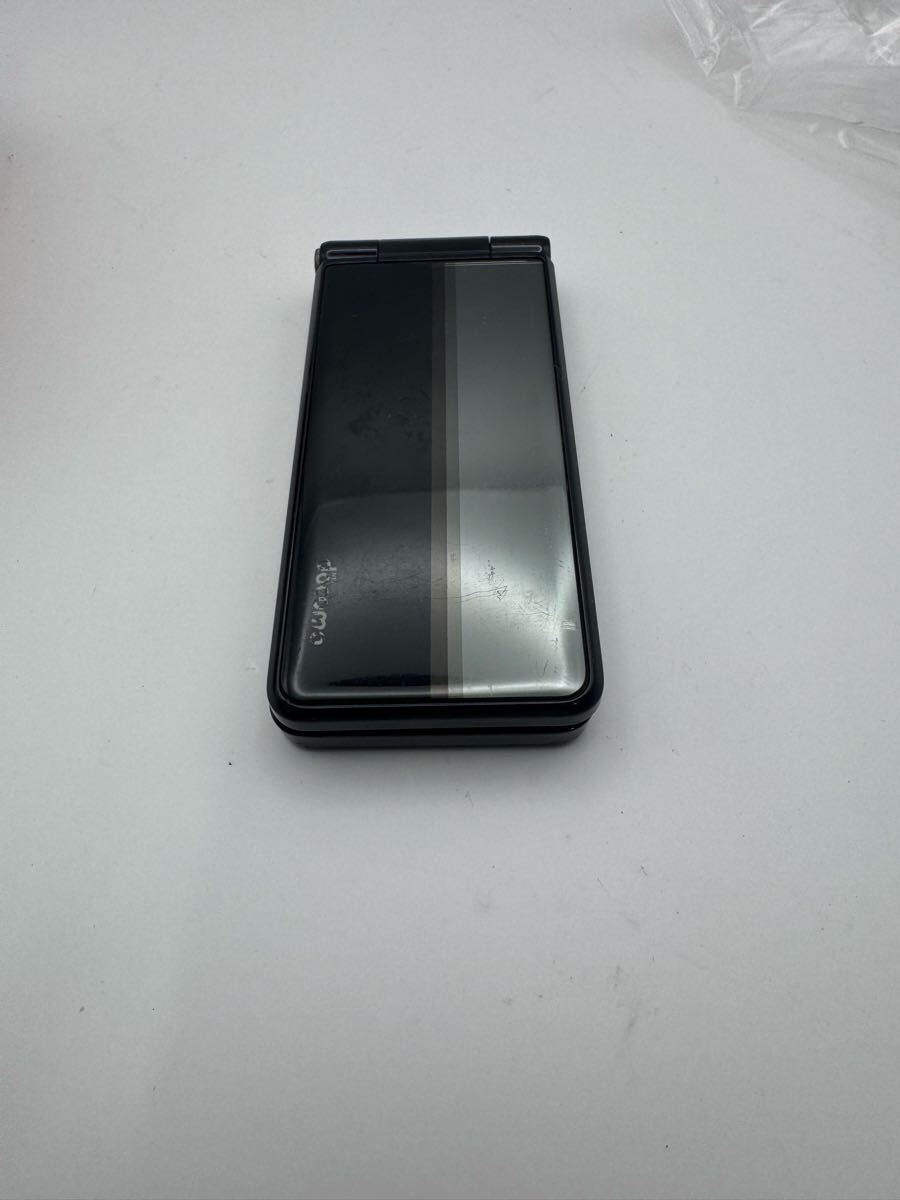 docomo ドコモ P-01F　Panasonic パナソニック 携帯電話 ガラケー ブラック 箱付き　動作未確認　ジャンク_画像2