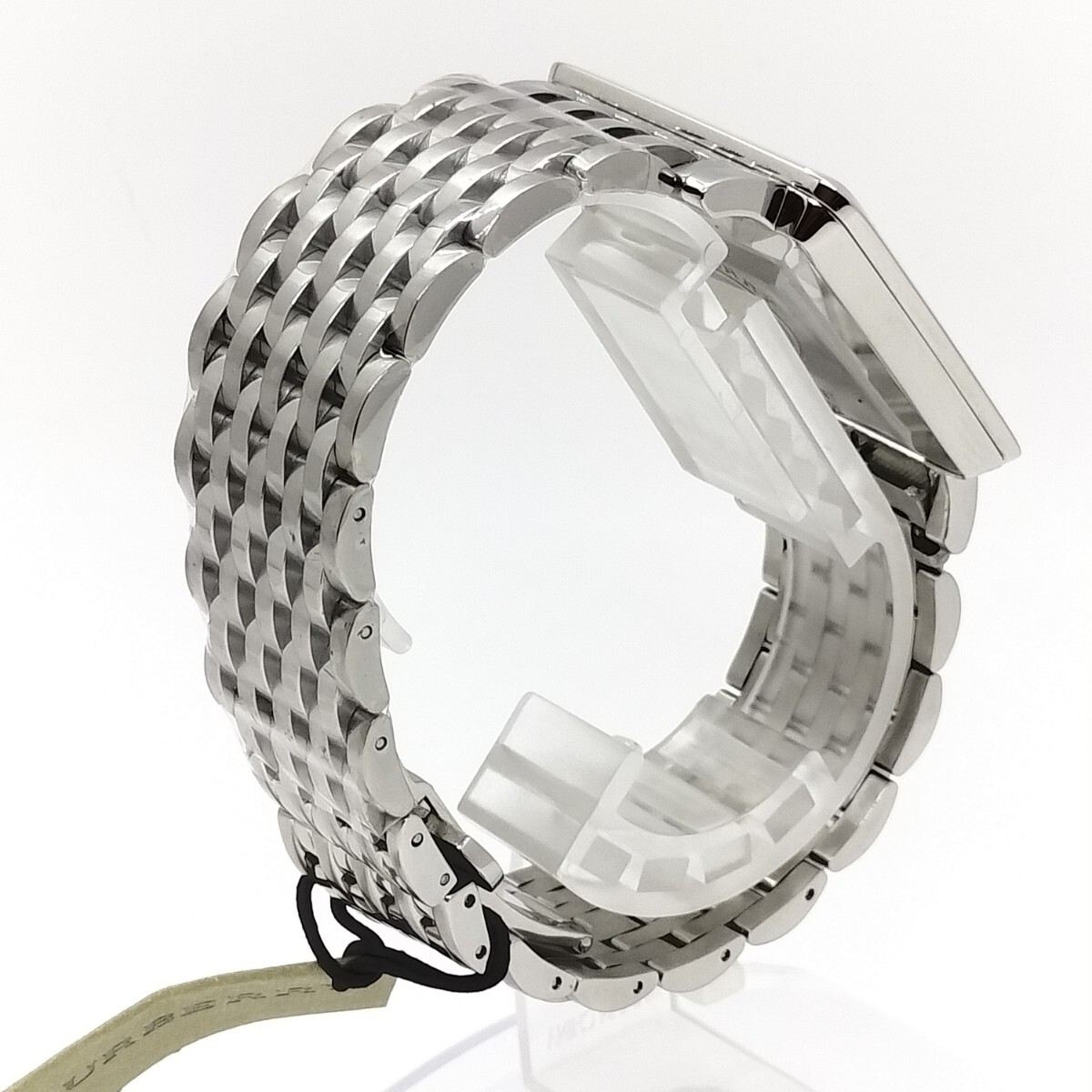 【美品】BURBERRY バーバリー スクエアデイト BU1711 箱付きメンズ腕時計_画像5