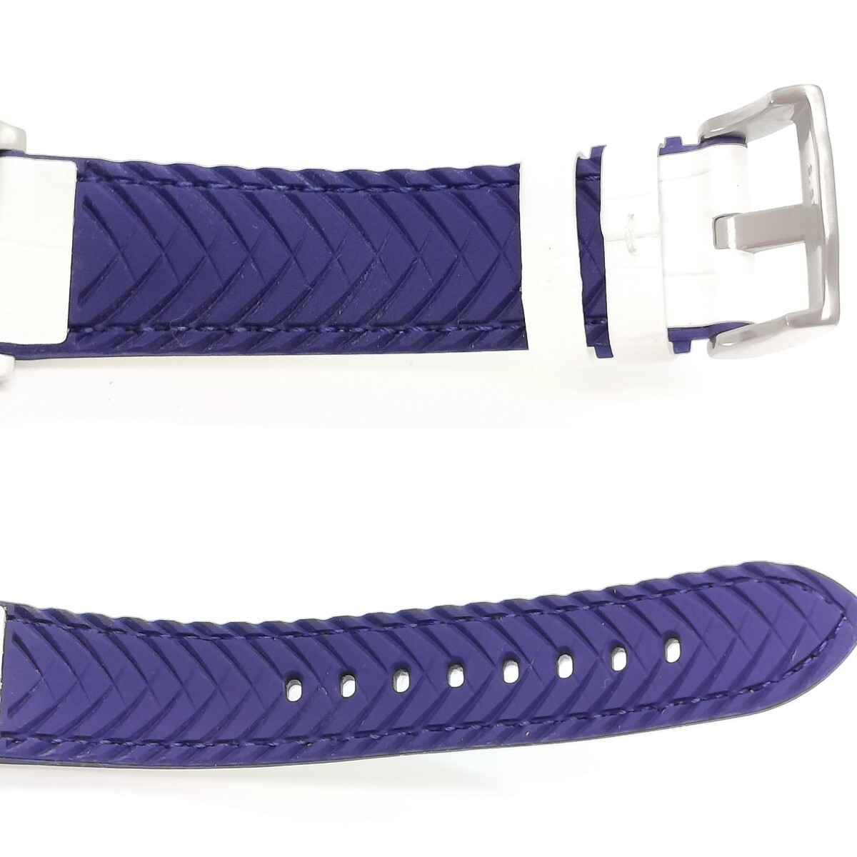 【美品】Angel Clover エンジェルクローバー エクスベンチャー ソーラー EVS43SBU-WH 保付メンズ腕時計_画像10