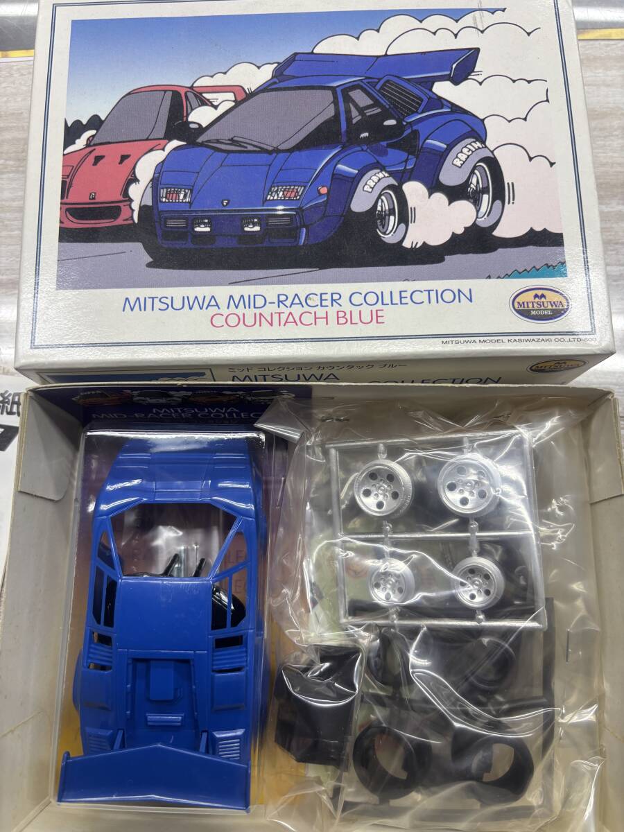 ミツワ　ミッドレーサー　カウンタックブルー　中古品_画像1