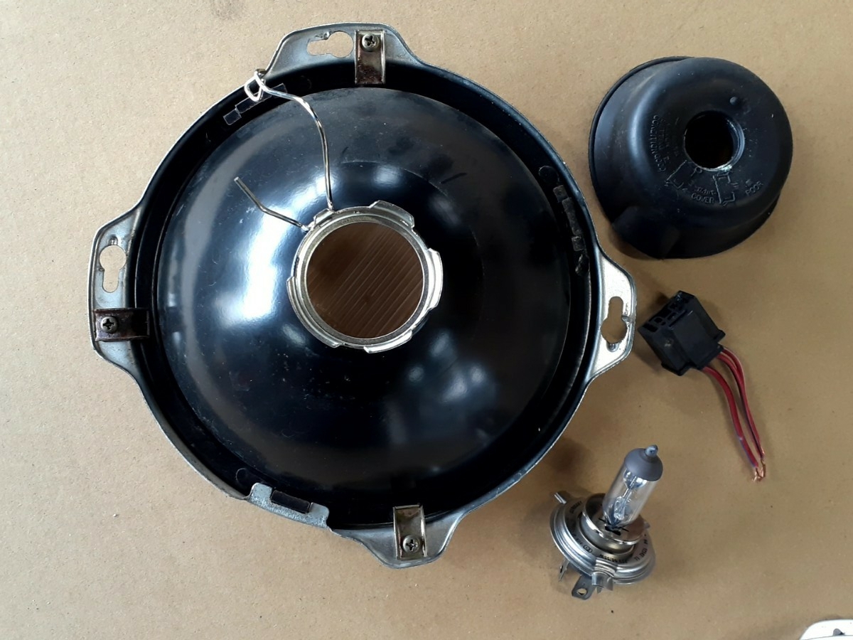 KS4 サンバー ヘッドライト 左右セット H4 ハロゲン ガラス 丸目 シールドビーム互換品 STANLEY 3057 ヘッドランプ スバル 84009TC000_画像5