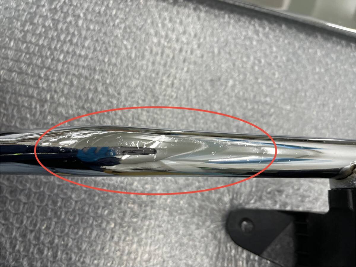 【訳あり品】メッキ ミラーステー RH手動/LH電動セット 三菱ふそう ブルーテックキャンター 標準/ワイド 0099-M8806P_画像4