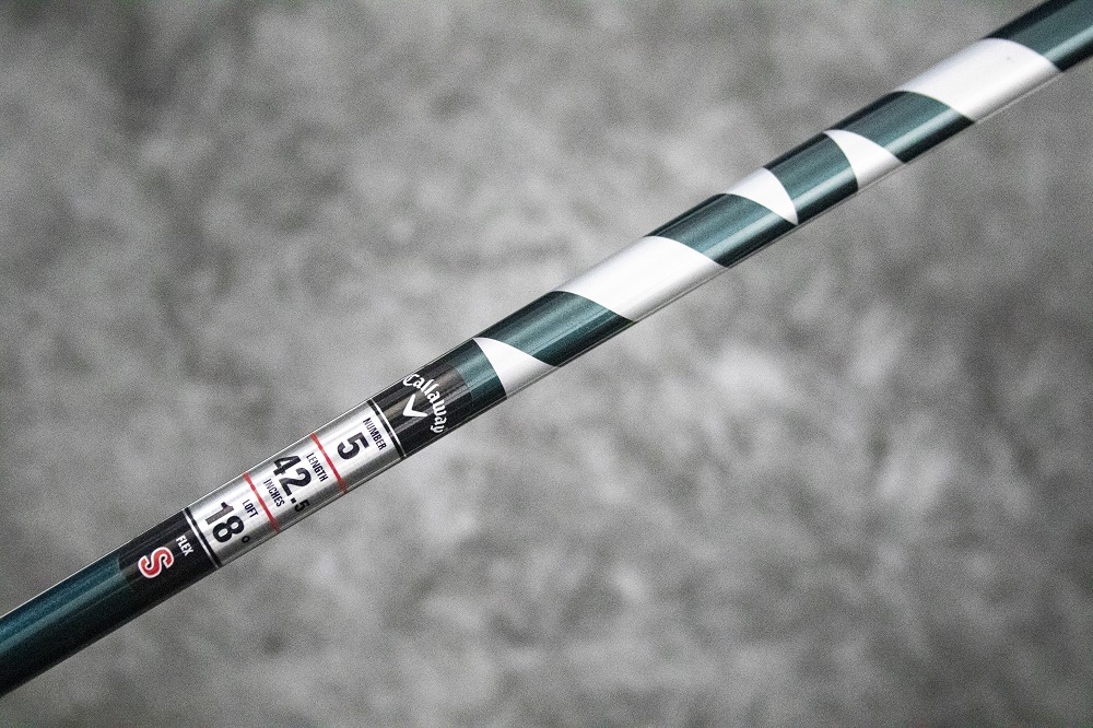 ぶっ飛び高反発加工済+新品/ELYTE #5FW 18度/CT値290/加工証明カード付_画像8