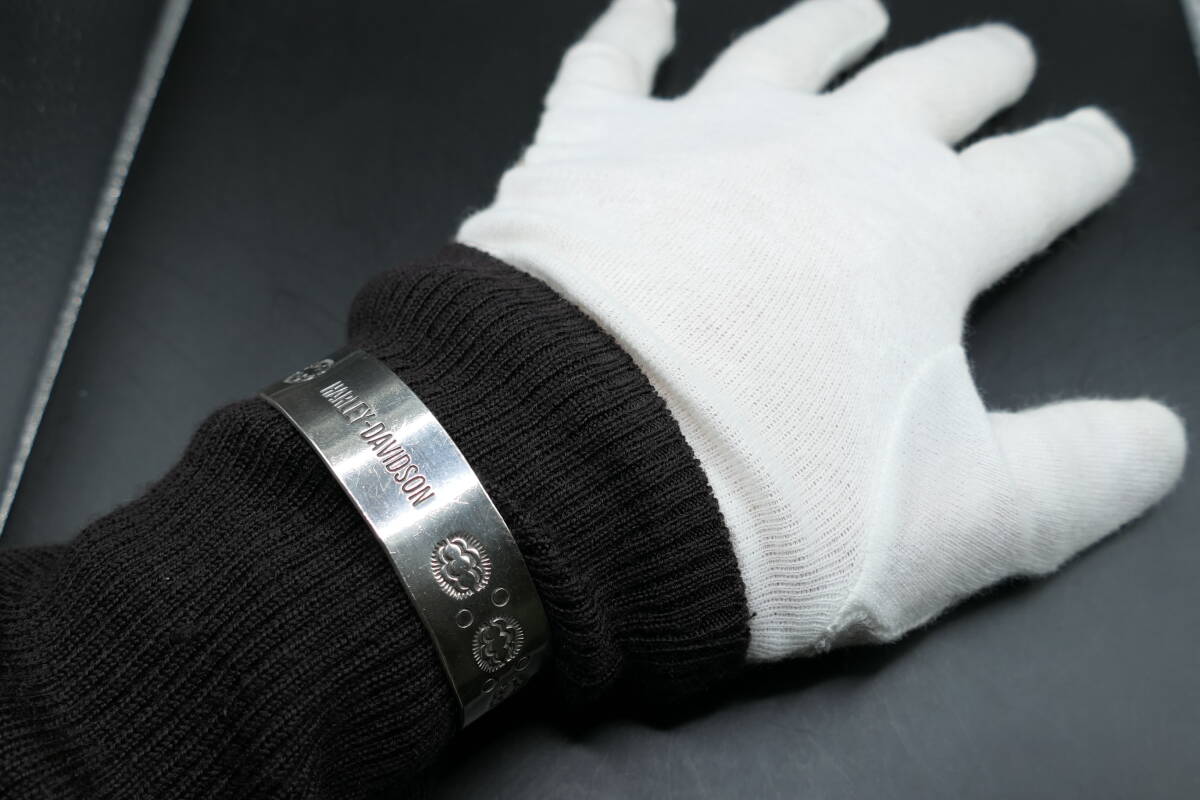 美品　ハーレーダビッドソン　インディアンジュエリー　バングル　ブレスレット_画像9