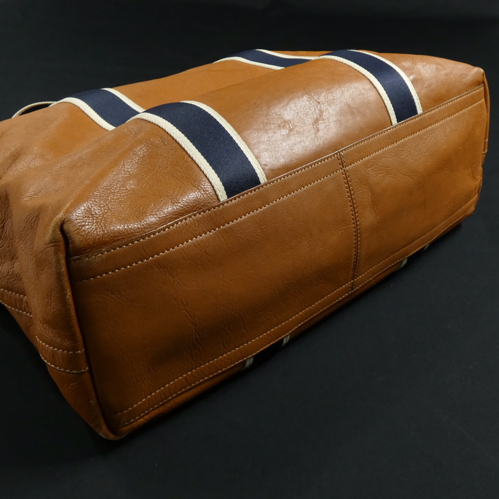 COACH コーチ トートバッグ 2way ショルダーバッグ レザー カバン 収納 装飾品 ブラウン系 鞄 _画像4