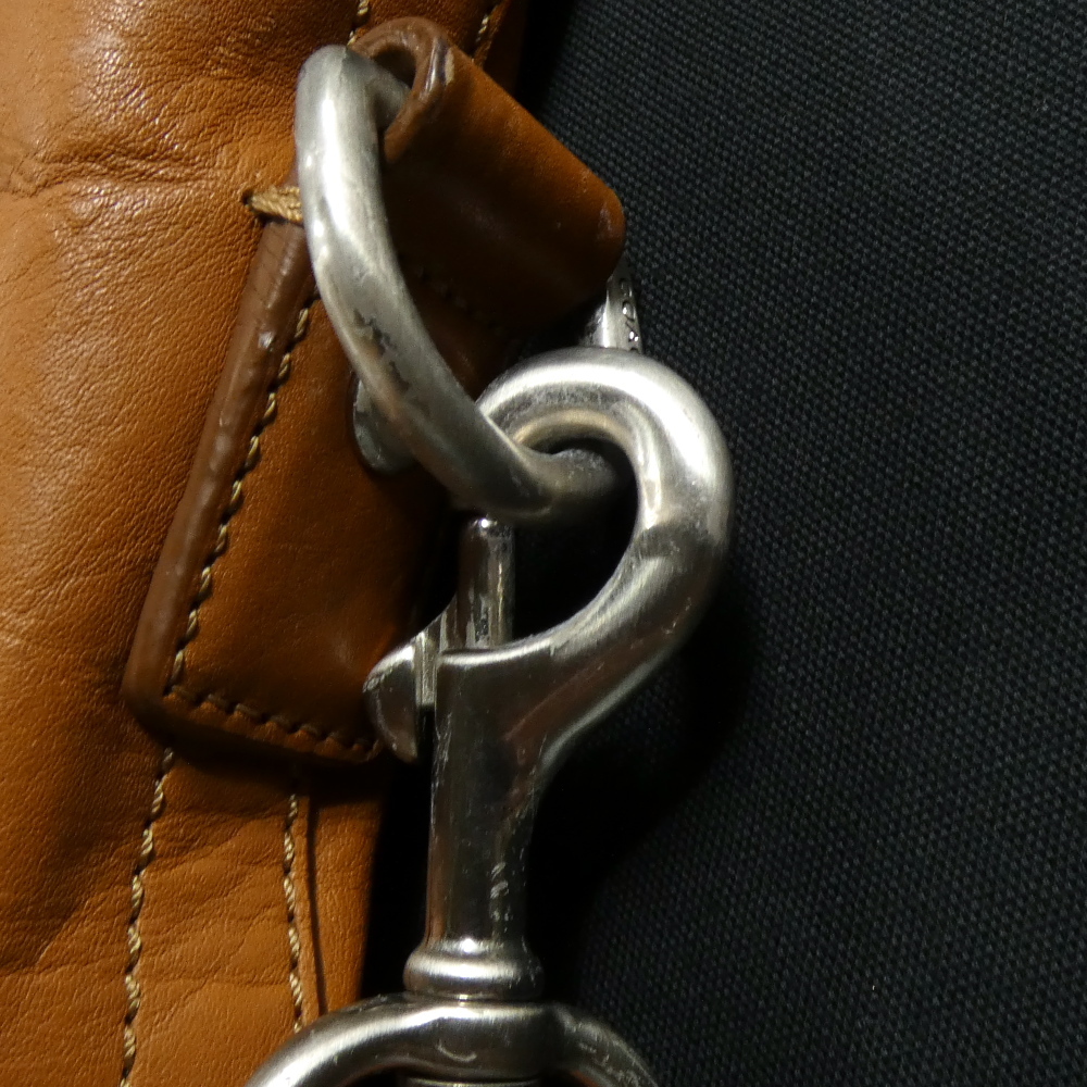 COACH コーチ トートバッグ 2way ショルダーバッグ レザー カバン 収納 装飾品 ブラウン系 鞄 _画像6