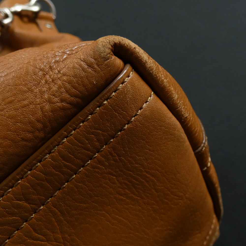 COACH コーチ トートバッグ 2way ショルダーバッグ レザー カバン 収納 装飾品 ブラウン系 鞄 _画像9