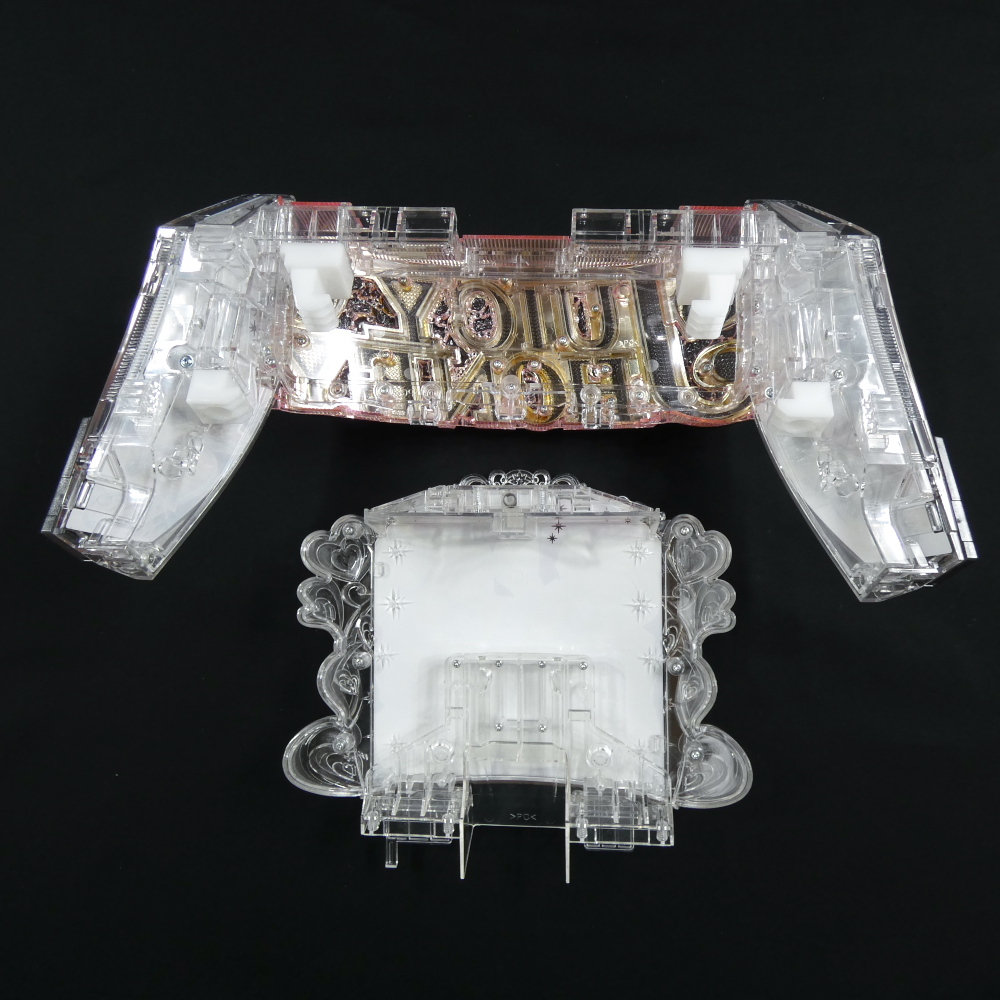 P ジューシーハニー3 てんこ盛り連写RUSH トップ役物 ジャンク 実機 パチンコ サンセイ ギミック _画像2